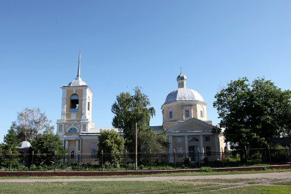 Божественная литургия в храме в честь Вознесения Господня г. Аркадака