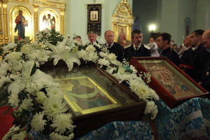 Всенощное бдение в Покровском храме г. Петровска