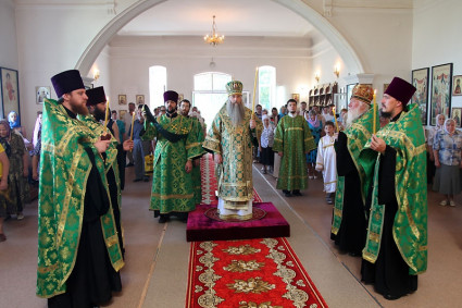 Всенощное бдение в храме в честь Рождества Христова г. Вольска