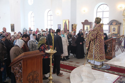 Божественная литургия в храме Рождества Христова г. Саратова