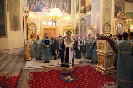 Всенощное бдение в Покровском храме г. Саратова