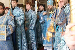 Прибытие в Саратов чудотворной Феодоровской иконы Божией Матери. Фото А. Курочкина