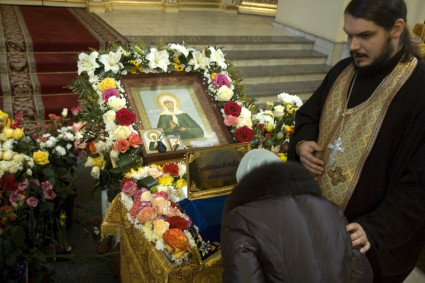 Пребывание в Саратове ковчега с мощами блаженной Матроны Московской