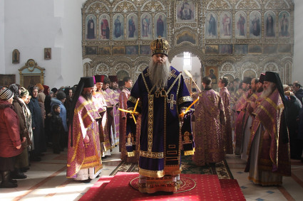 Литургия Преждеосвященных Даров в Свято-Троицком храме г. Балаково