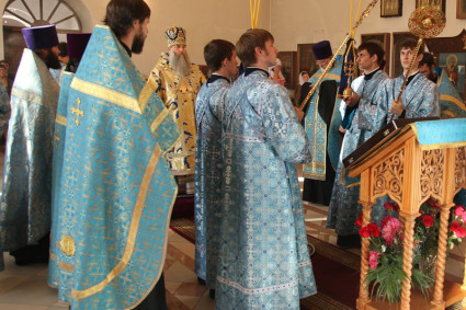 Всенощное бдение в Благовещенском храме г. Вольска