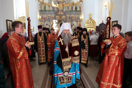 Всенощное бдение в храме во имя святого великомученика Георгия Победоносца г. Саратова