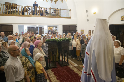 Всенощное бдение в храме в честь Рождества Христова г. Балаково (Покровская епархия)