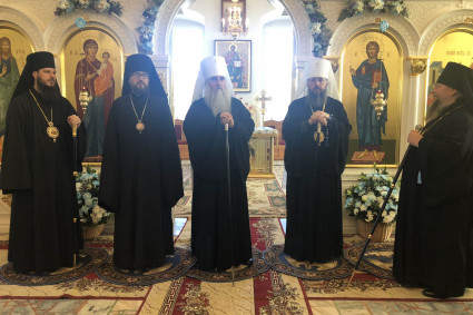 Божественная литургия в Свято-Троицком Скановом женском монастыре (Сердобская епархия)