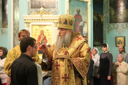 Всенощное бдение в Духосошественском кафедральном соборе г. Саратова