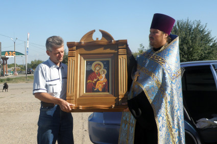 Храм города Шиханы обрел икону Божией Матери «Скоропослушница»