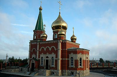 Состоялось великое освящение верхнего храма в честь Рождества Христова в селе Рыбушка Саратовского района. Фото Алексея Леонтьева.