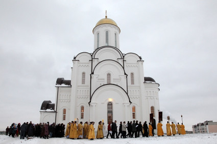 Освящение Свято-Георгиевского храма г. Саратова