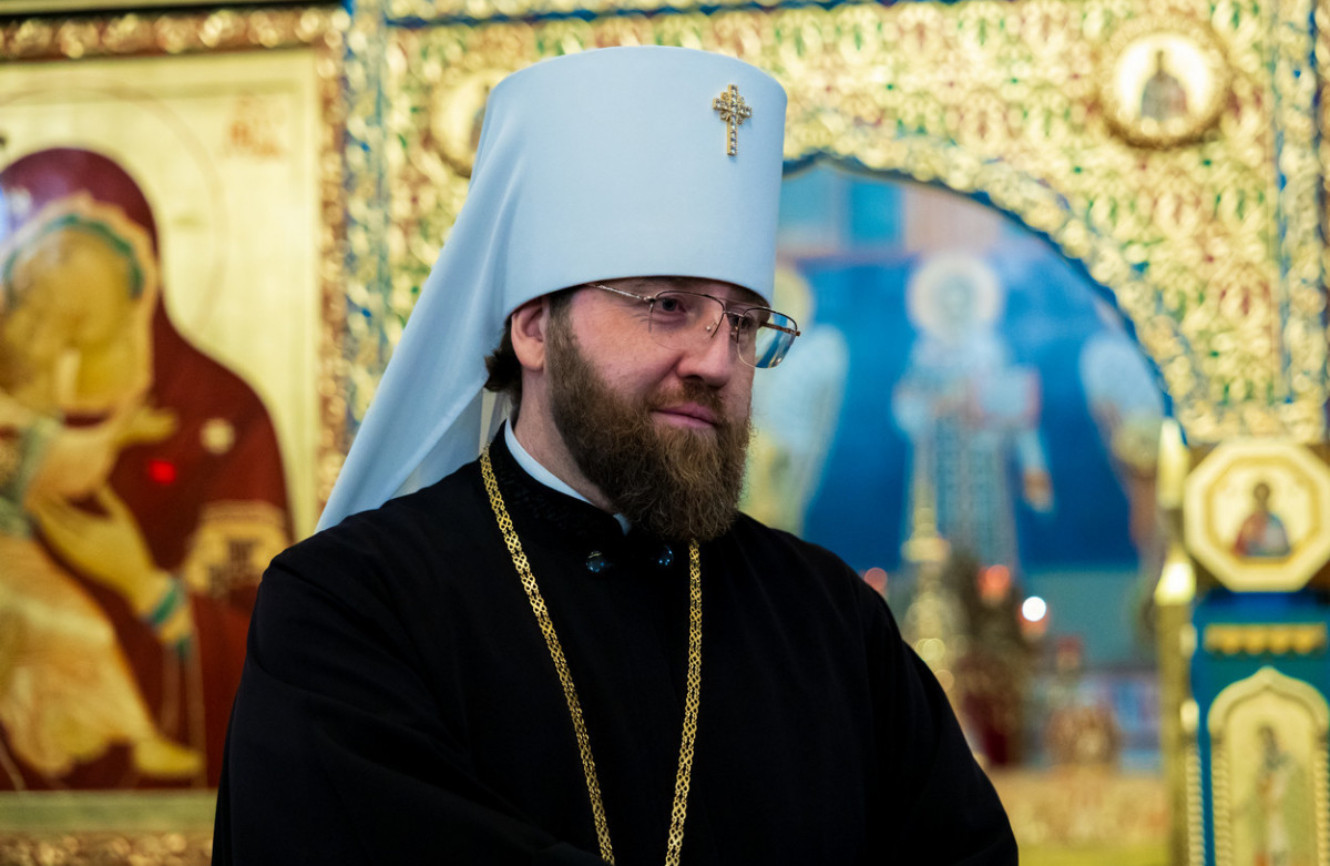 Митрополит Игнатий совершил Божественную литургию в Свято-Никольском мужском монастыре г. Саратова
