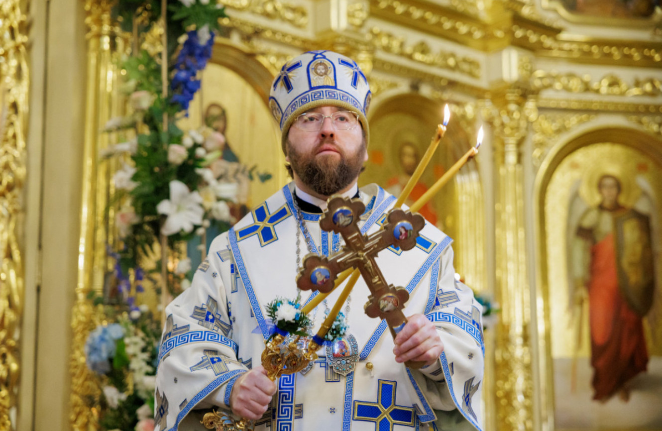 Митрополит Игнатий совершил Божественную литургию в Покровском соборе г. Саратова (часть 2)